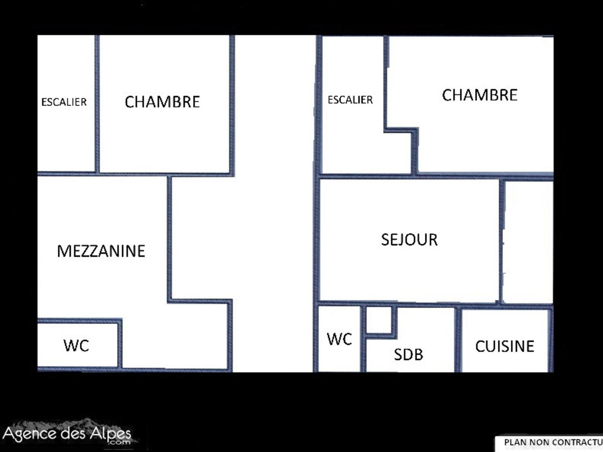 Ferienwohnung Duplex Classique 6/7 Pers, Balcon, Les Menuires - Fr-1-452-36 Saint-Martin-de-Belleville Exterior foto